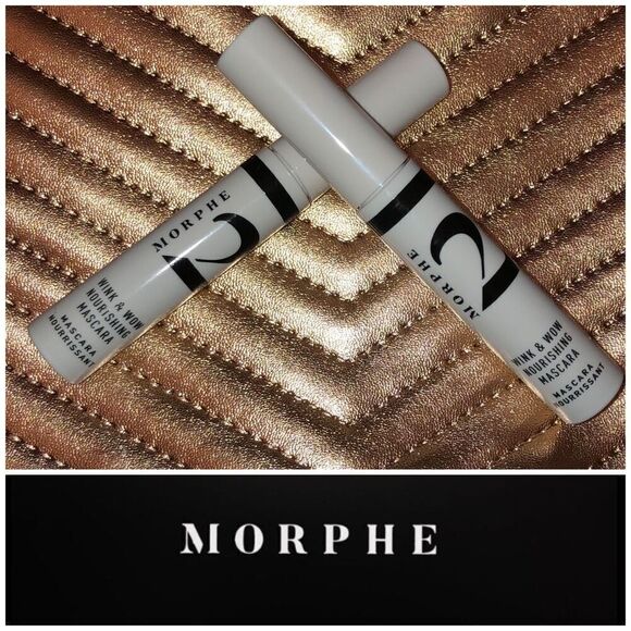MORPHE - NWOT - 2-Pack MORPHE 2 Wink & Wow Nourishing Mascara/Black .28 oz Each - Picture 1 of 15
